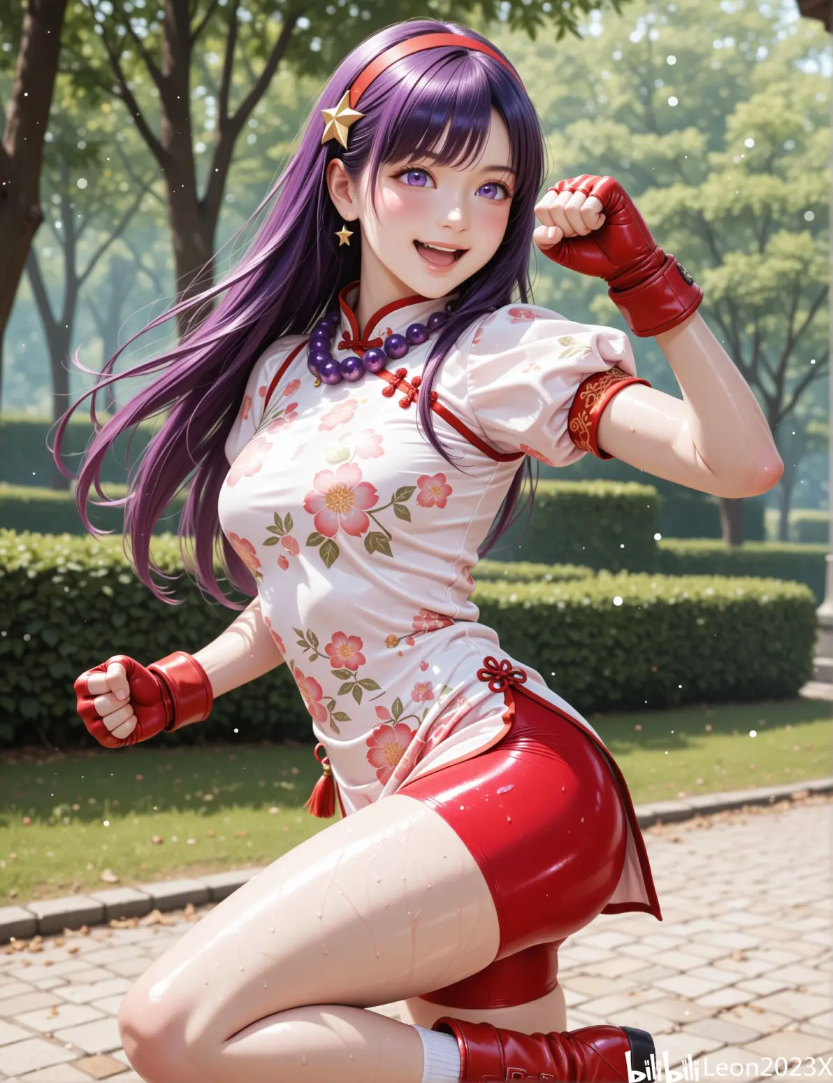 拳皇-2(游戏女主ai精美重绘)