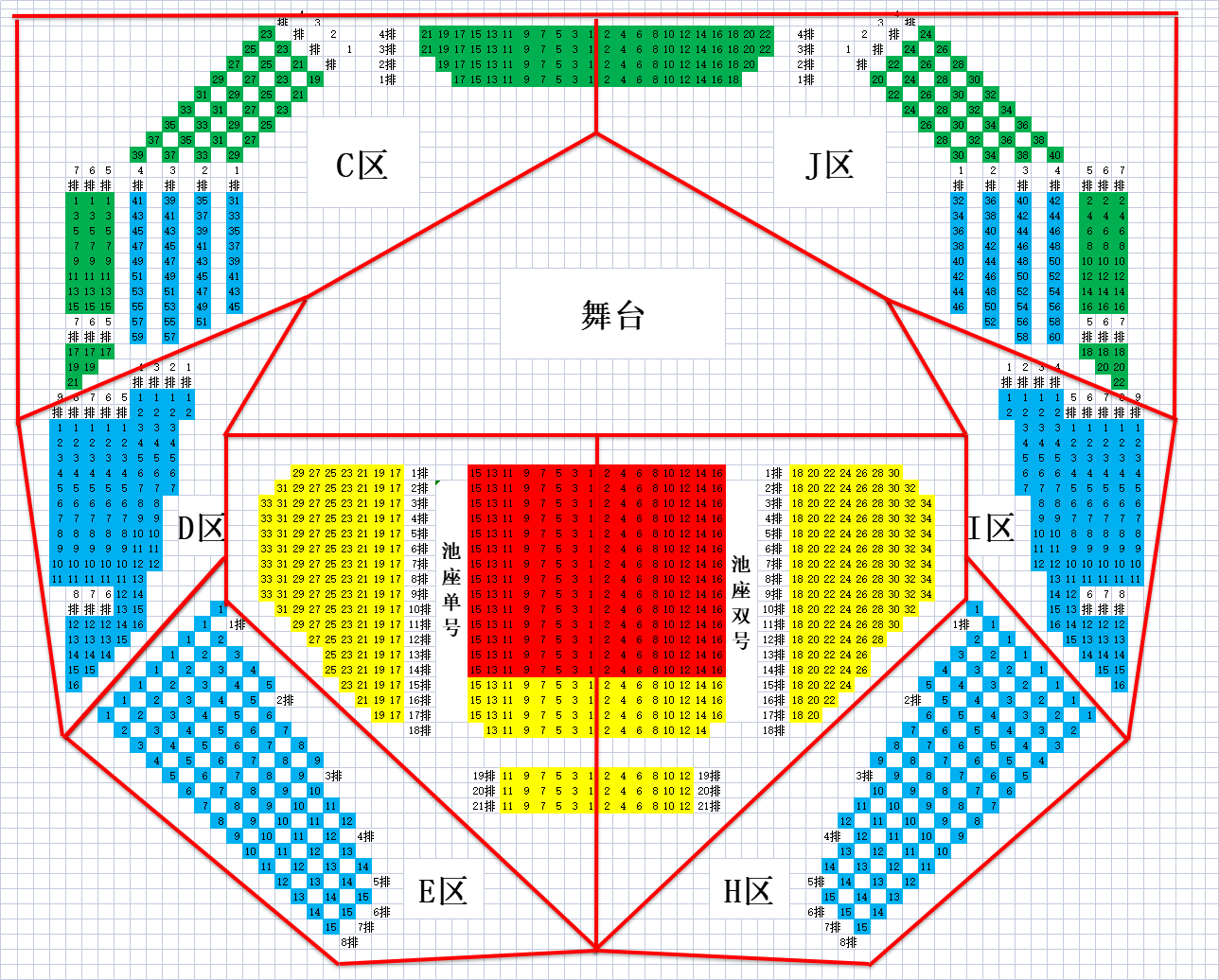 盛京大剧院座位分析图片