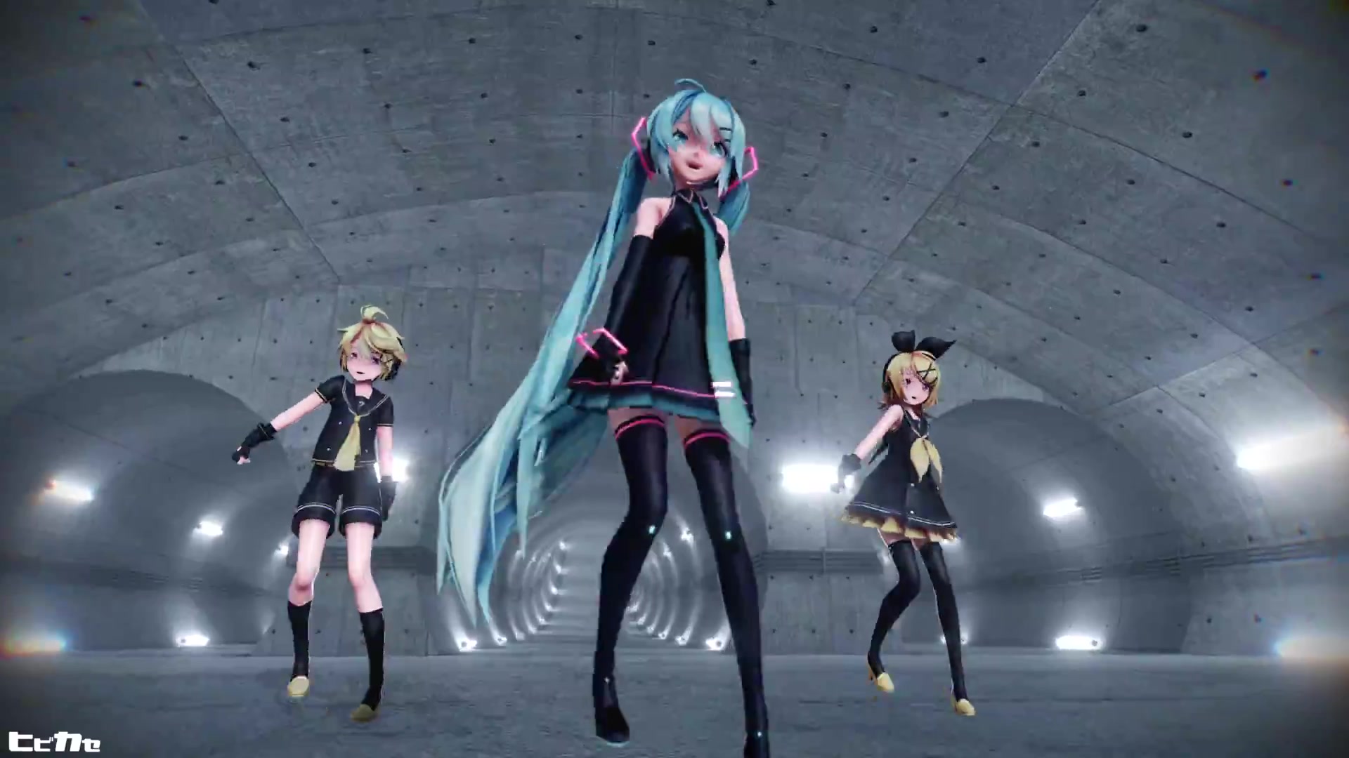 mmdsour式双色初音姐妹花舞伴1080p60fps