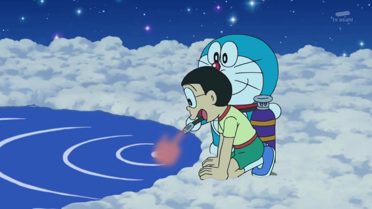 哆啦a梦新番52820180706去天河钓星星许愿星