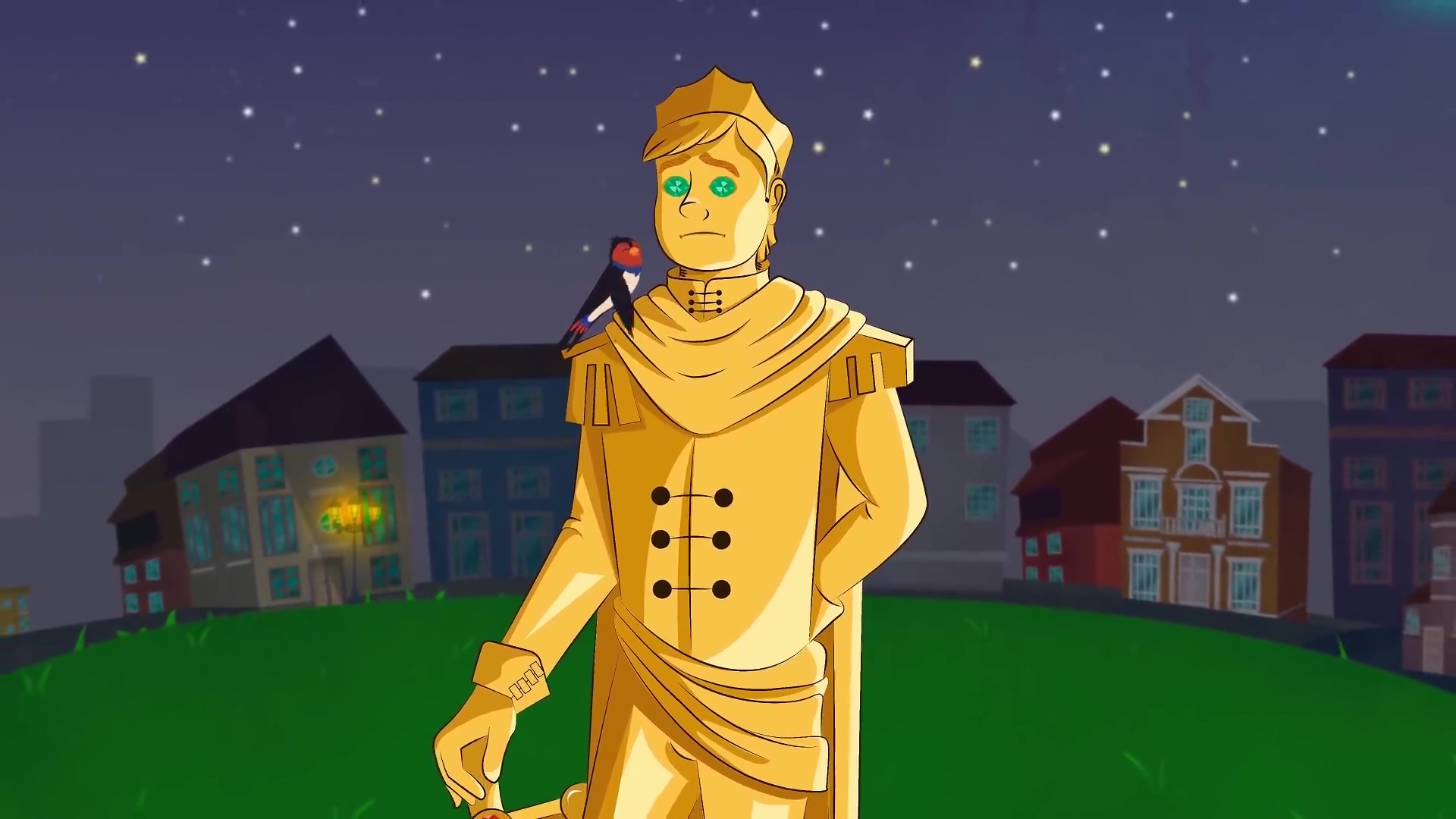 德语童话快乐王子王尔德dieglücklicheprinz